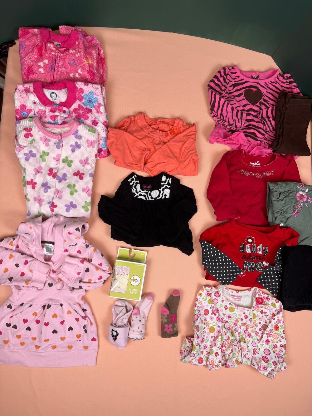 Baby Girl 12M Fall/Winter Clothing Lot – 21 Pieces #474